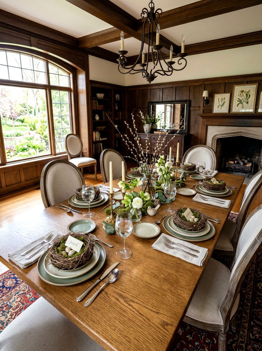 Bird Nest Decor - 25 Spring Place Card Ideas