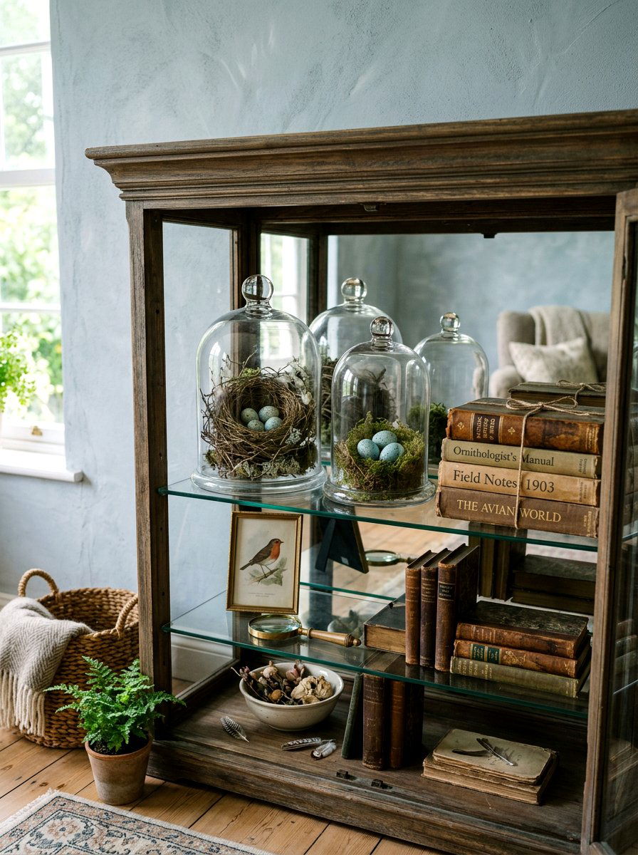 Bird Nest Hutch Decor - 25 Spring Hutch Decor Ideas