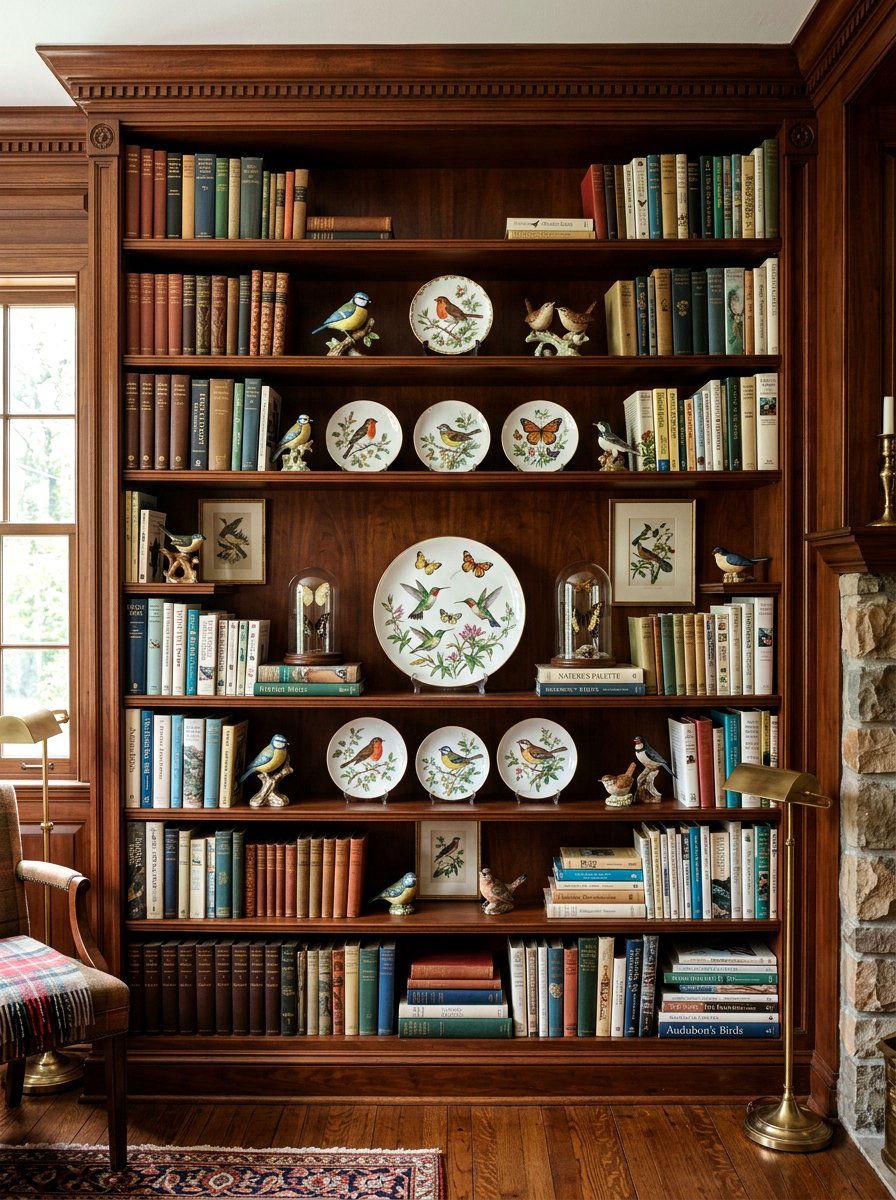 Bird and butterfly motif decor - 25 Spring Traditional Decor Ideas