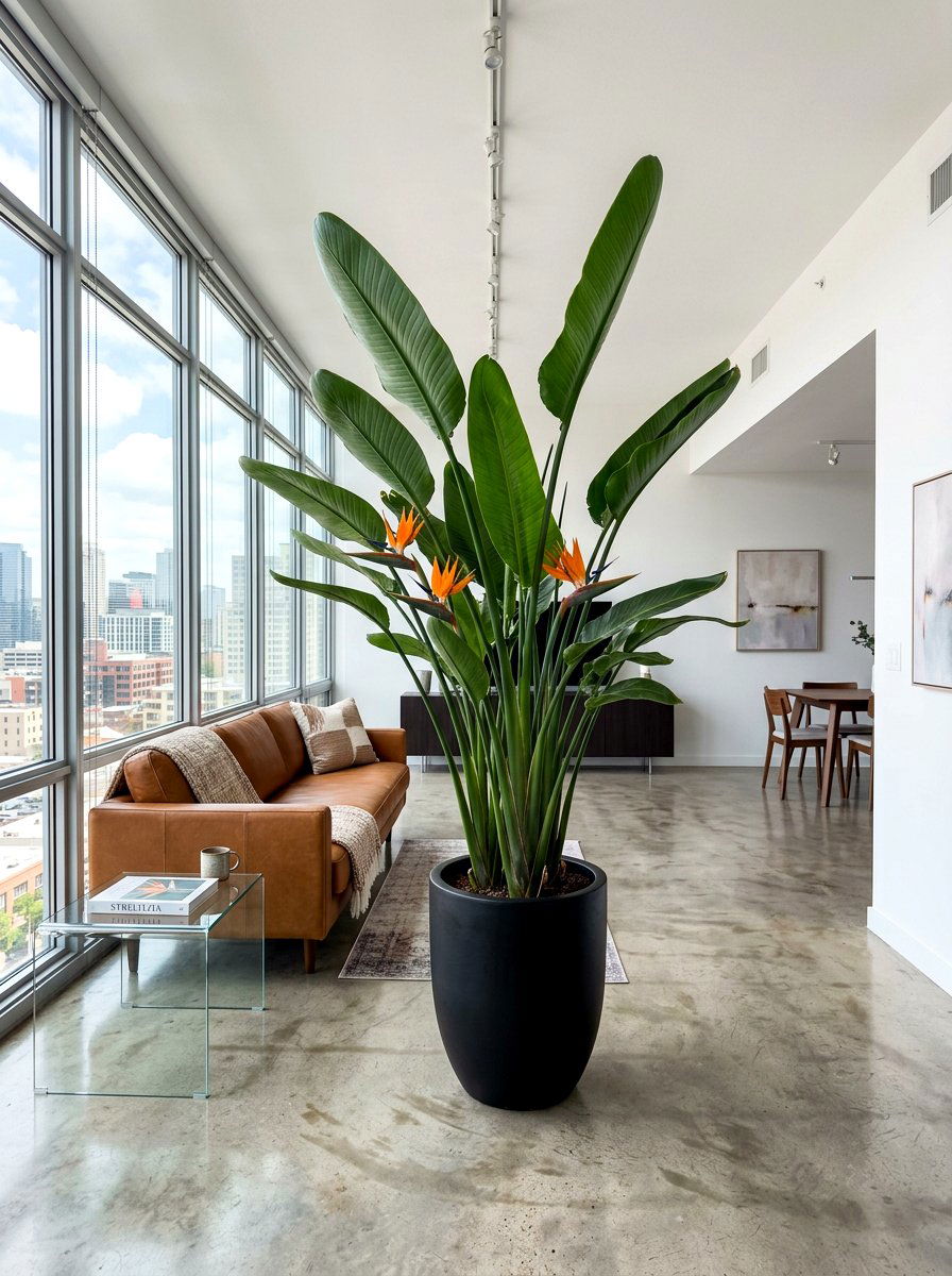 Bird of paradise floor - 25 Spring Indoor Plant Ideas
