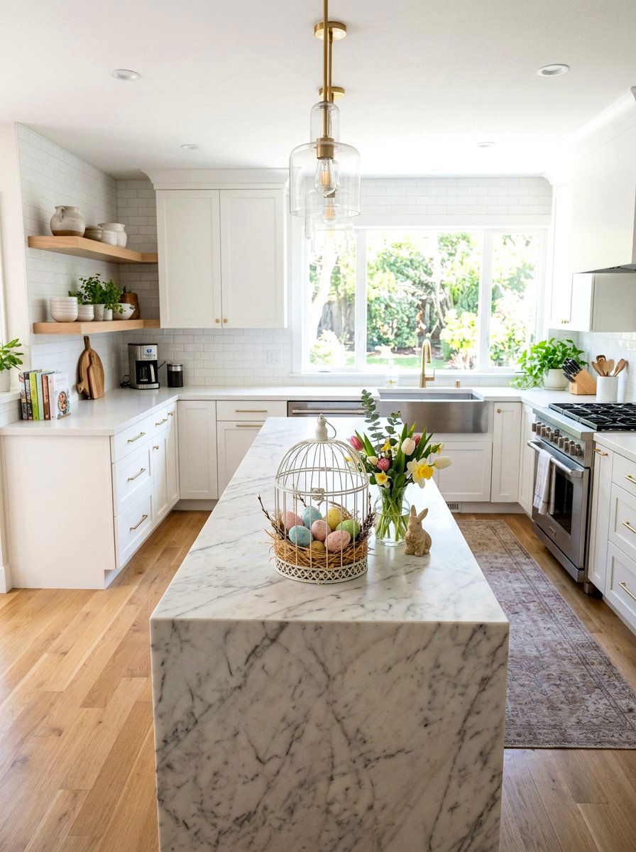 Birdcage With Decorative Easter Eggs - 25 Spring Birdcage Decor Ideas