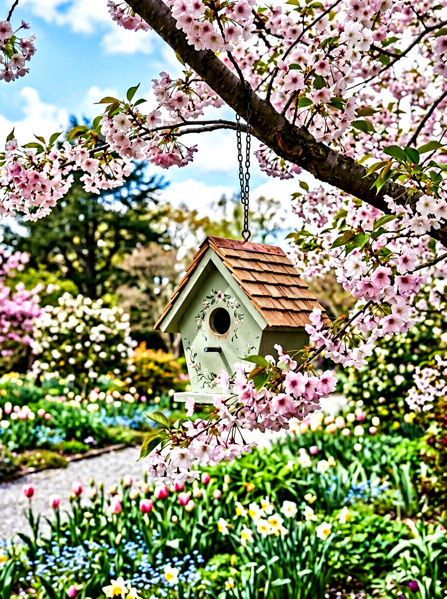 Birdhouse Decor - 25 Spring DIY Decor Ideas