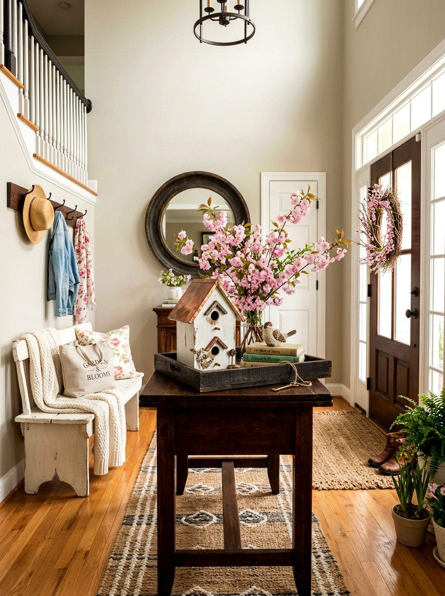 Birdhouse Table Setting - 25 Spring Tray Decor Ideas