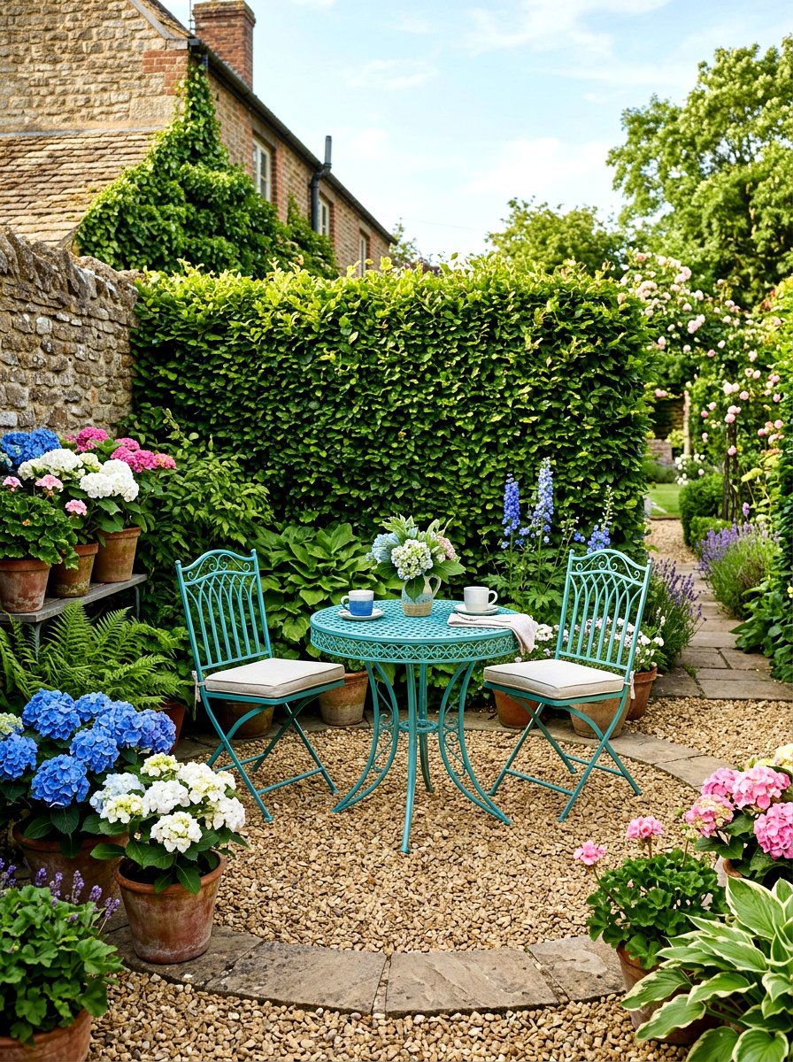 Bistro Dining Set - 25 Spring Side Yard Decor Ideas