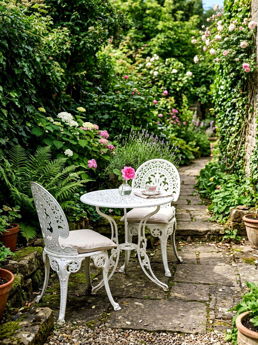 Bistro Table Set - 25 Spring Garden Party Ideas