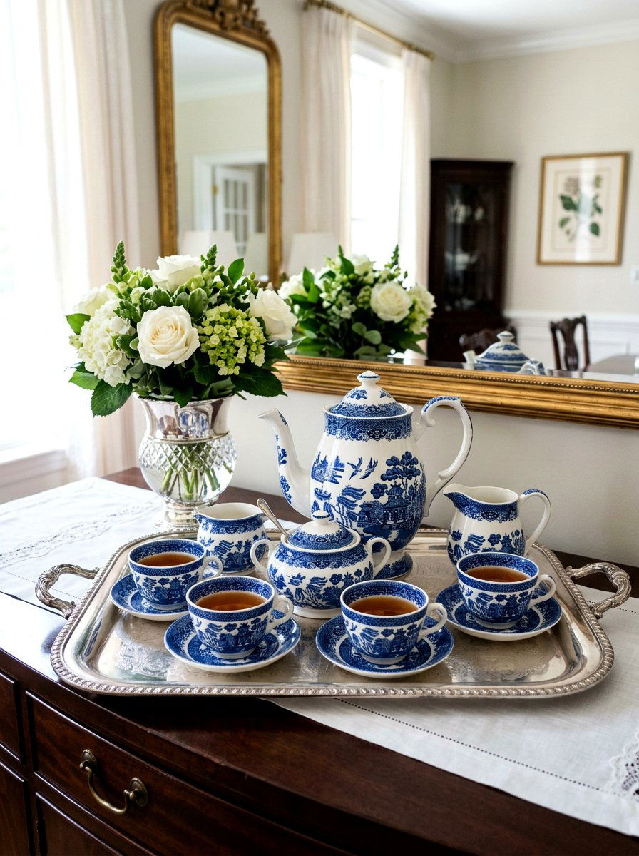 Blue And White Chinoiserie Tea Set - 25 Spring Tea Set Ideas