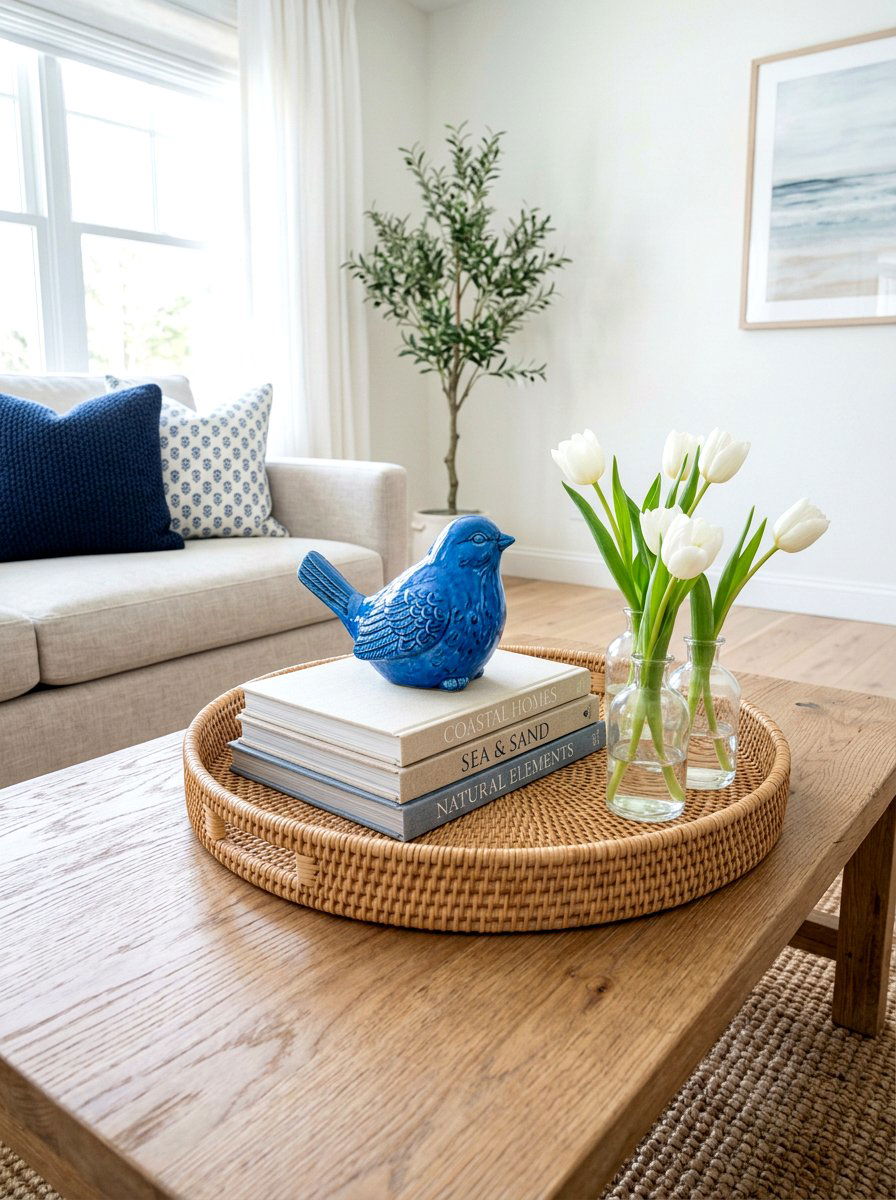 Blue Bird Figurine For Coffee Table - 25 Spring Ceramic Bird Ideas