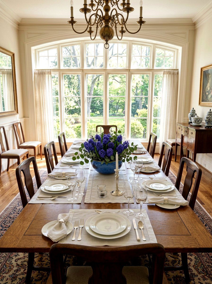 Blue Hyacinth Centerpiece - 25 Spring Hyacinth Arrangement Ideas