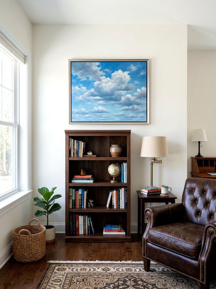 Blue Sky Cloud Painting - 25 Spring Framed Art Ideas