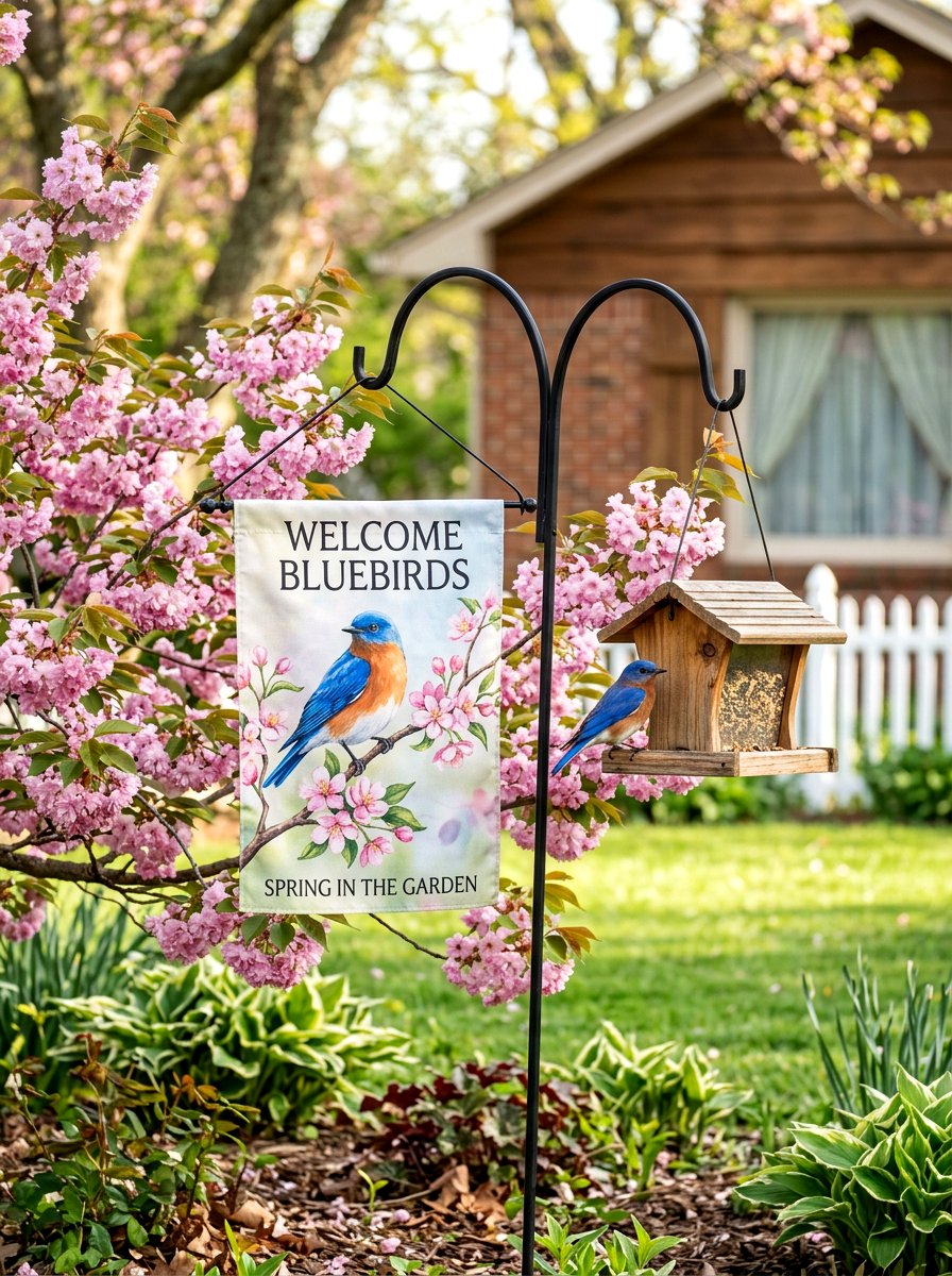 25 Colorful Spring Yard Flag Ideas for a Welcoming Outdoor Space