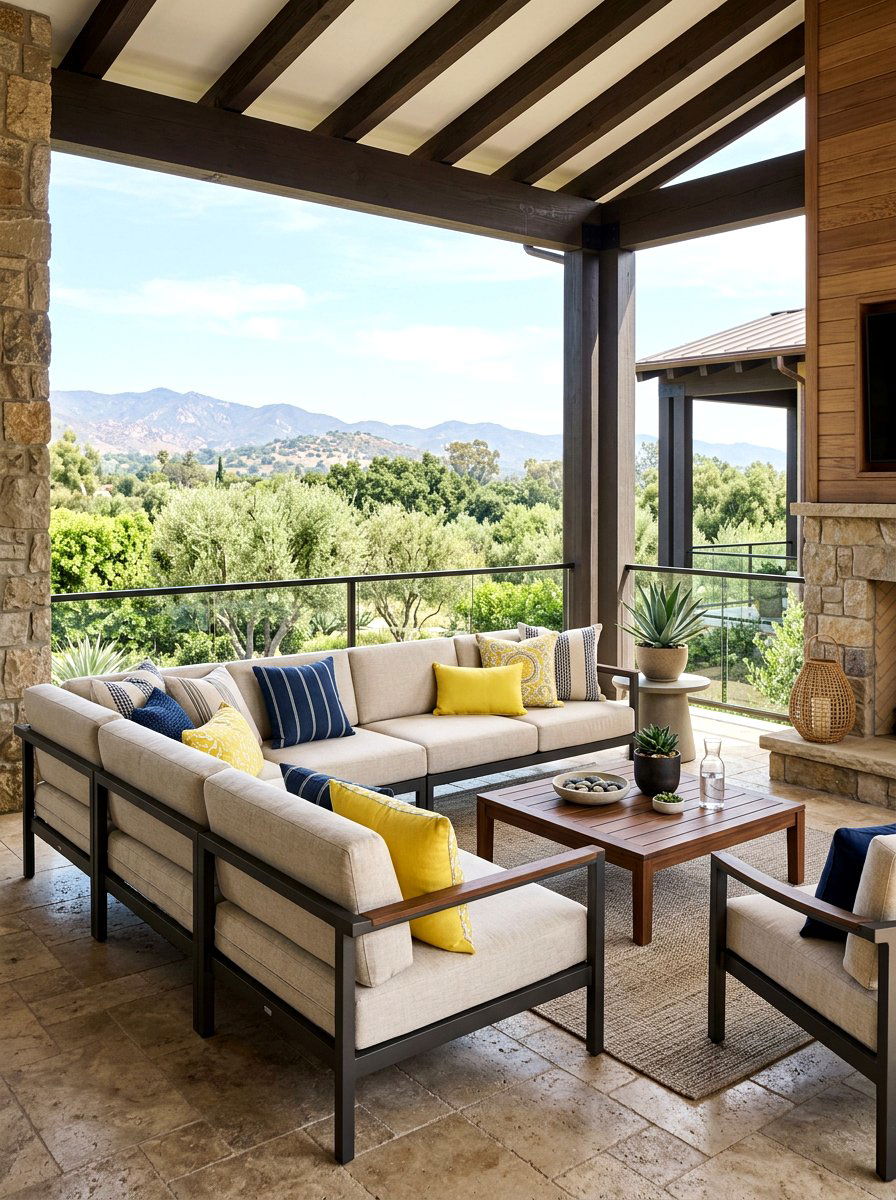 Bohemian Courtyard - 25 Spring Courtyard Decor Ideas