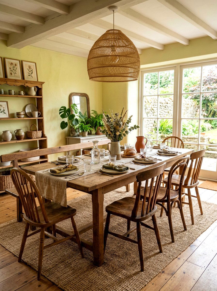 Boho Chic Dining - 25 Spring Boho Decor Ideas