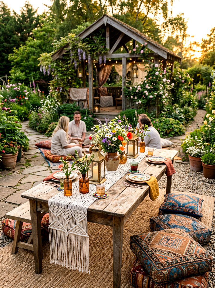 25 Gorgeous Spring Gazebo Table Decor Ideas for Entertaining