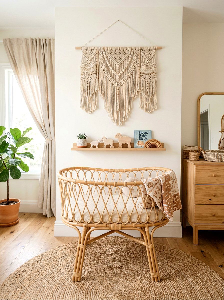 Boho Lamb Nursery - 25 Spring Lamb Decor Ideas