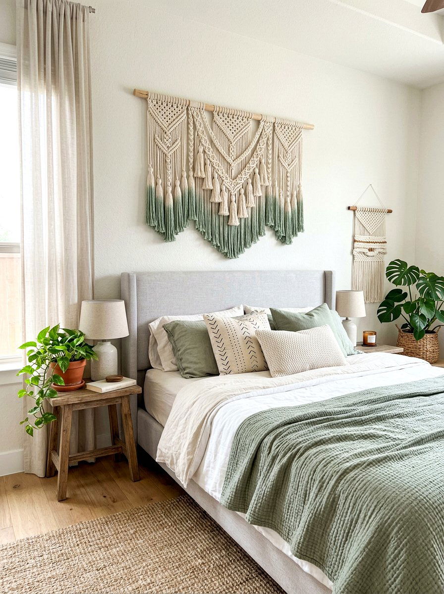 Boho Macrame Tassel Decor - 25 Spring Tassel Garland Ideas