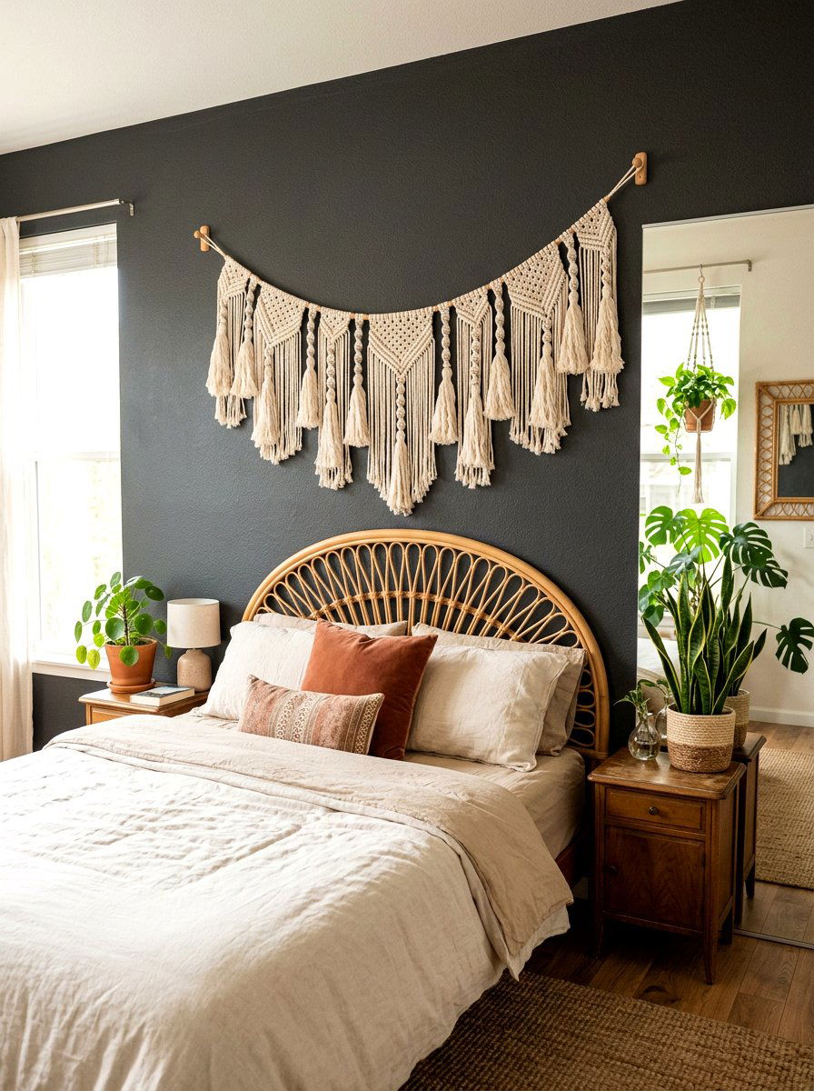 Boho Macrame Tassel - 25 Spring Garland Ideas