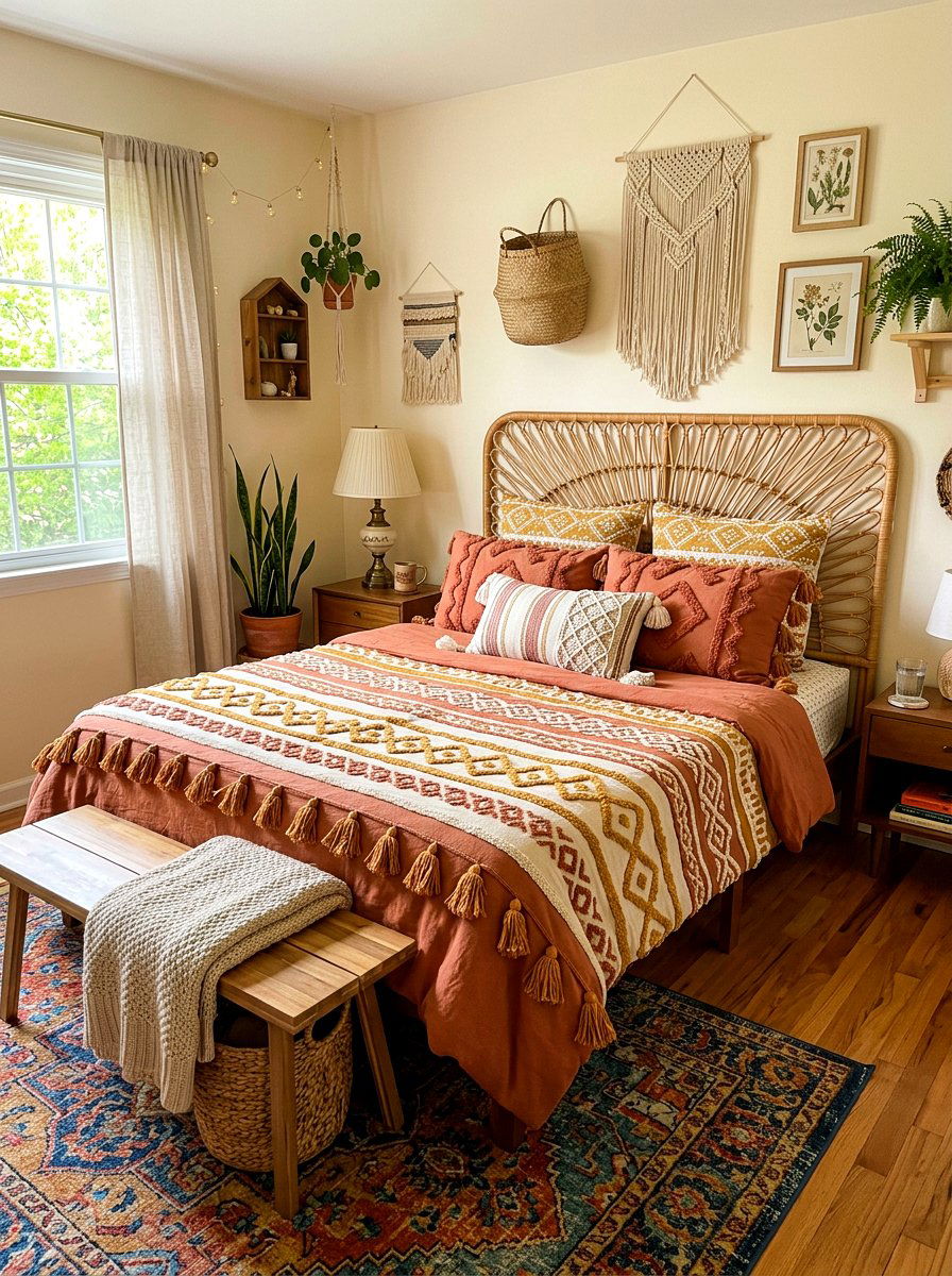 Boho Spring Bedding - 25 Spring Duvet Cover Ideas