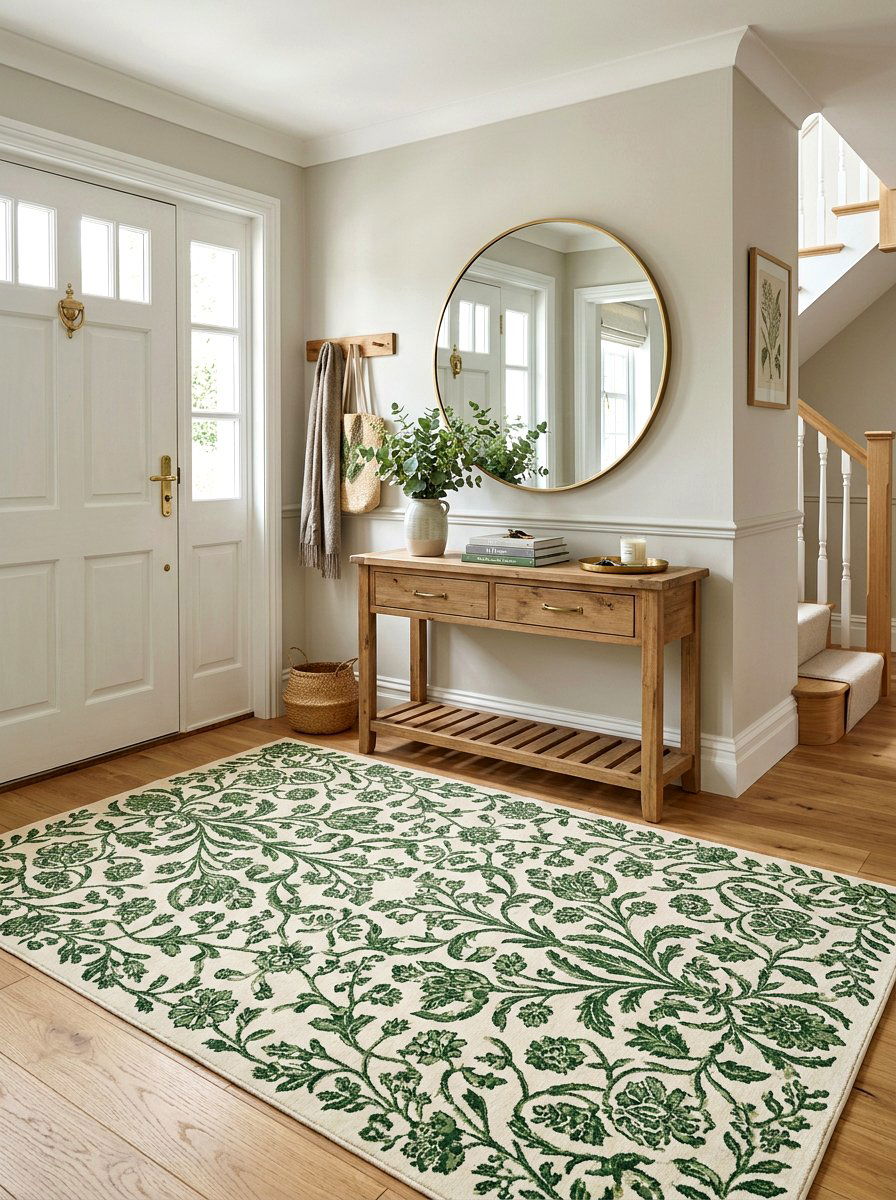 Botanical Area Rug - 25 Spring Botanical Print Decor Ideas