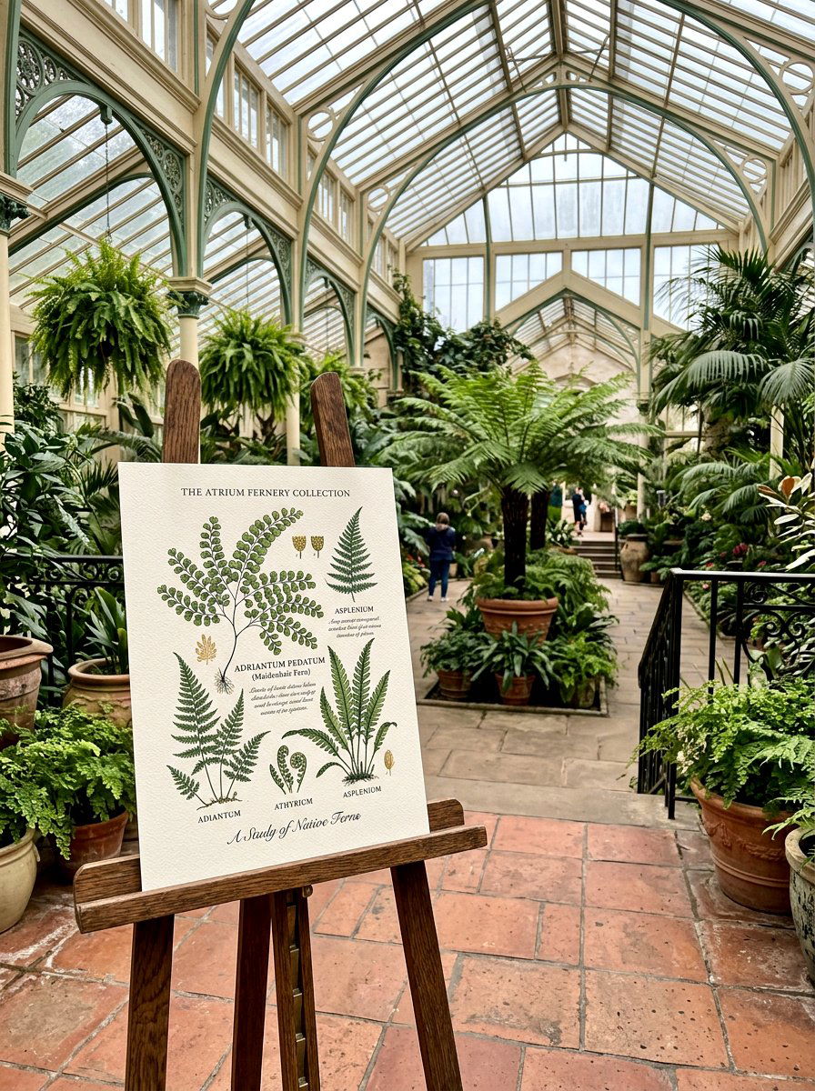 Botanical Illustration Card - 25 Spring Table Number Ideas