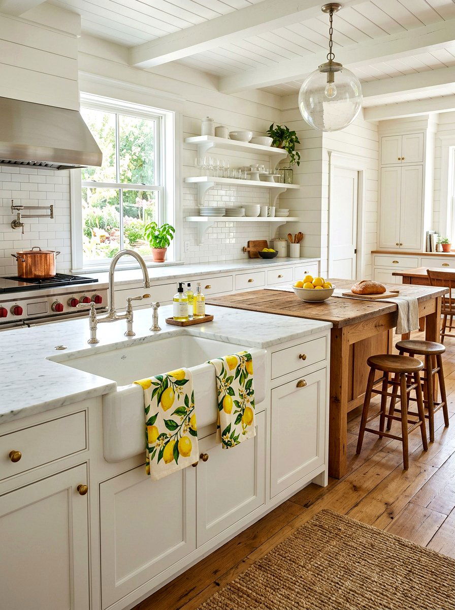 Botanical Kitchen Towel - 25 Spring Botanical Print Decor Ideas