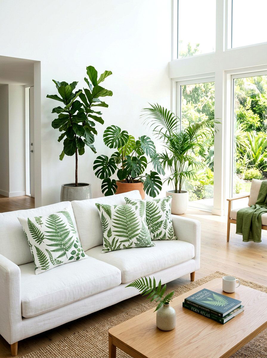 Botanical Print Pillow - 25 Spring Pillow Ideas