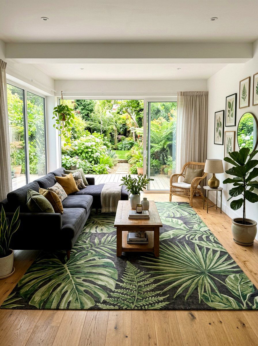Botanical Print Rug