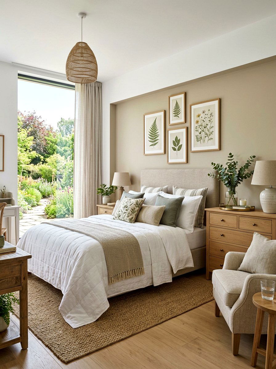 Botanical Wall Art - 25 Spring Hotel Room Decor Ideas