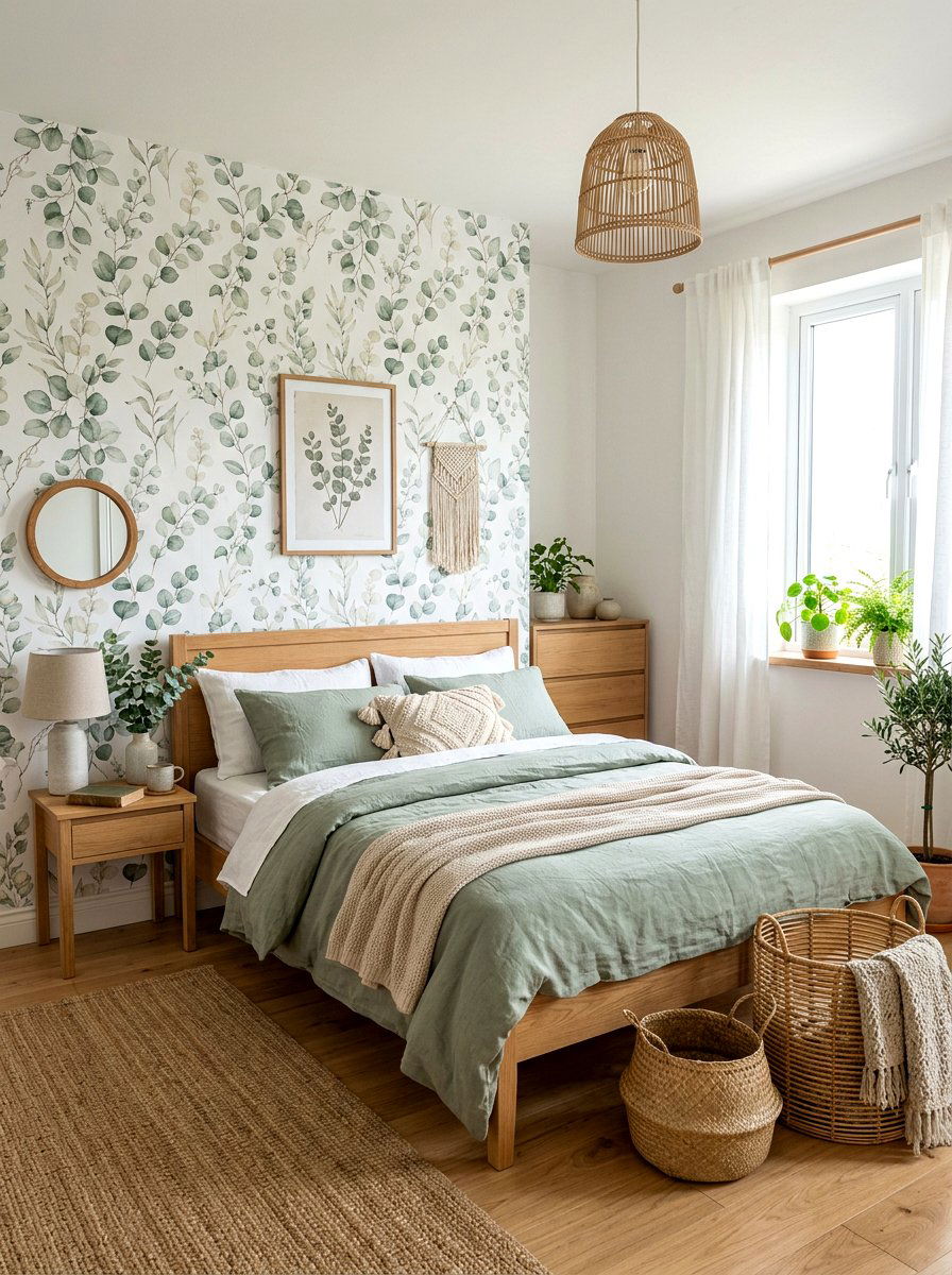 Botanical Wallpaper Bedroom - 25 Spring Wallpaper Ideas