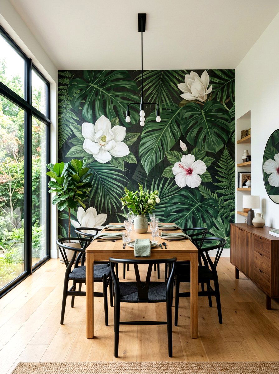 Botanical Wallpaper Mural - 25 Spring Botanical Print Ideas