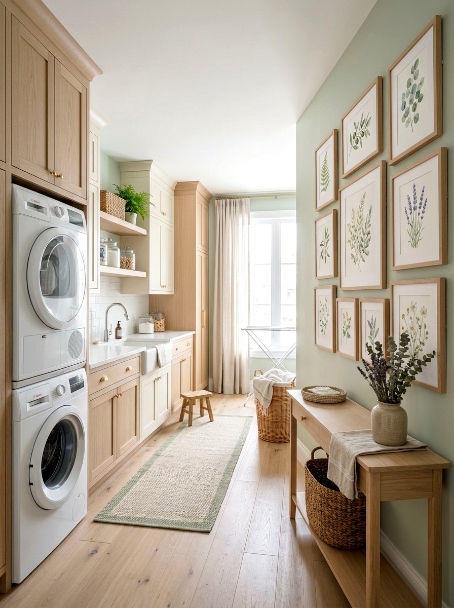 Botanical art - 25 Spring Laundry Room Decor Ideas