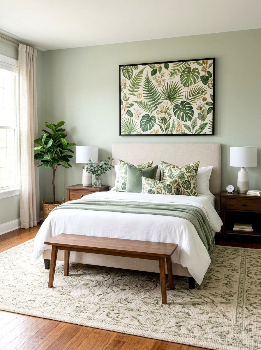 Botanical canvas art bedroom - 25 Spring Botanical Decor Ideas