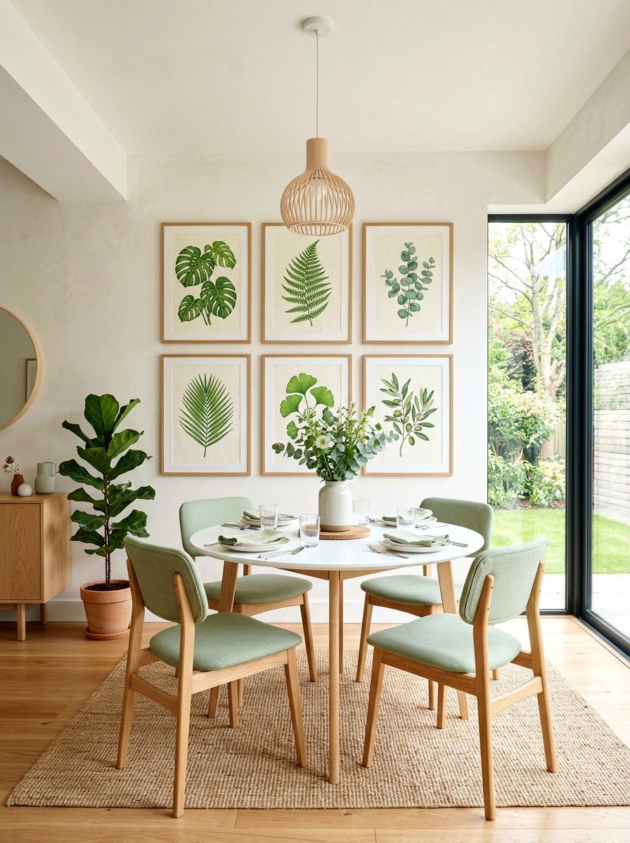 Botanical wall art - 25 Spring Decorating Tips for Small Spaces