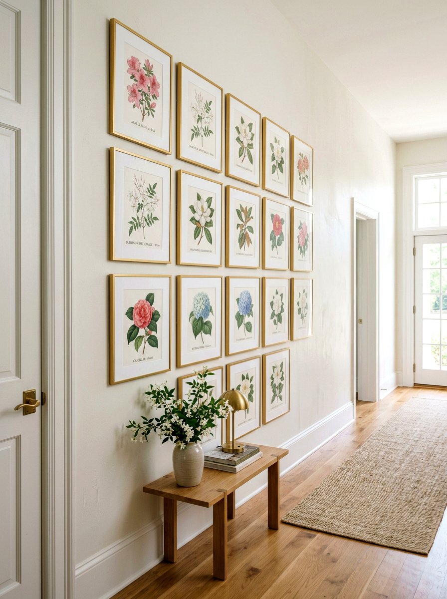 Botanical wall art - 25 Spring Southern Decor Ideas