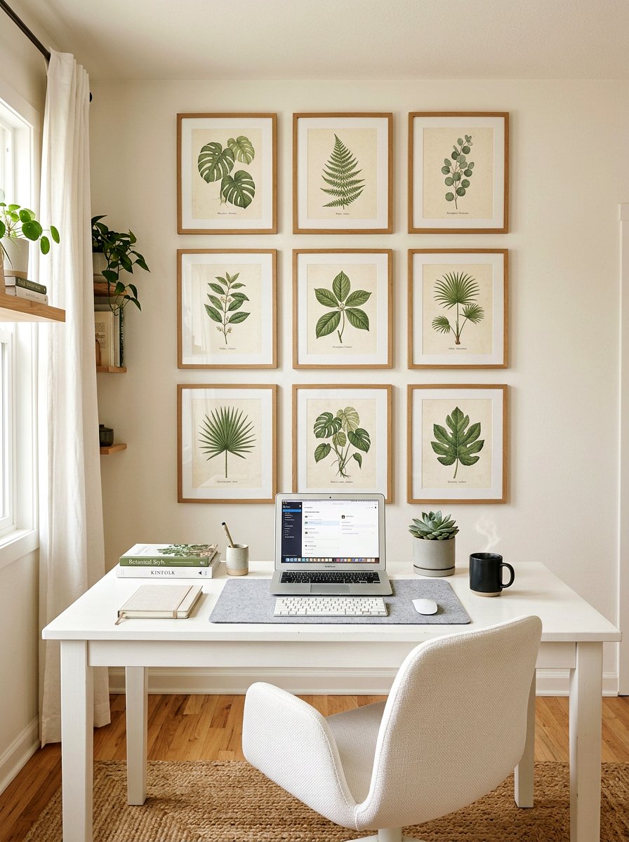Botanical wall art - 25 Spring Budget Decor Ideas
