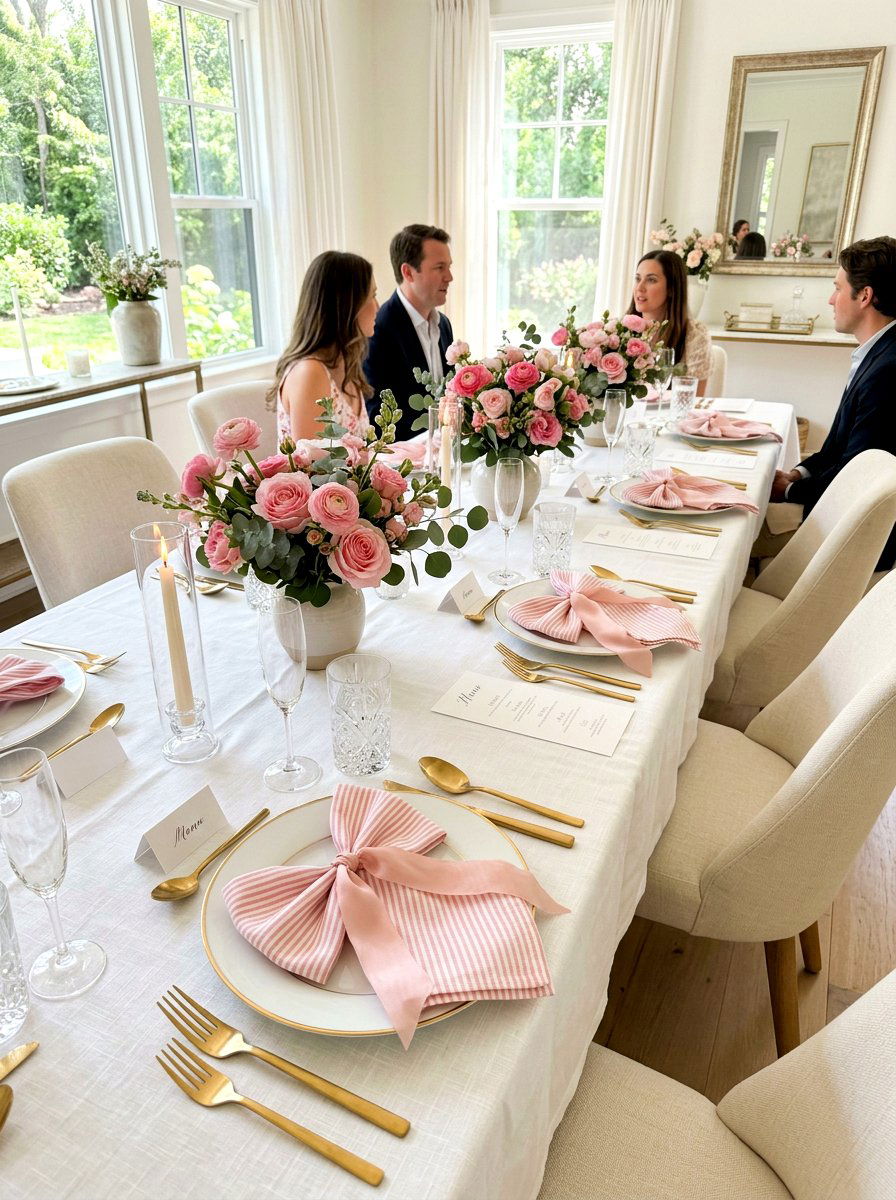 Bow Napkin - 25 Spring Napkin Folding Ideas