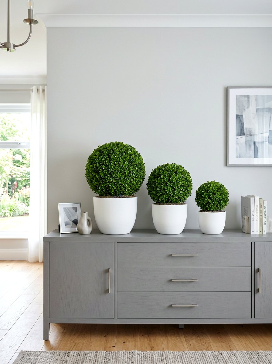 Boxwood Globe Topiary - 25 Spring DIY Topiary Ideas