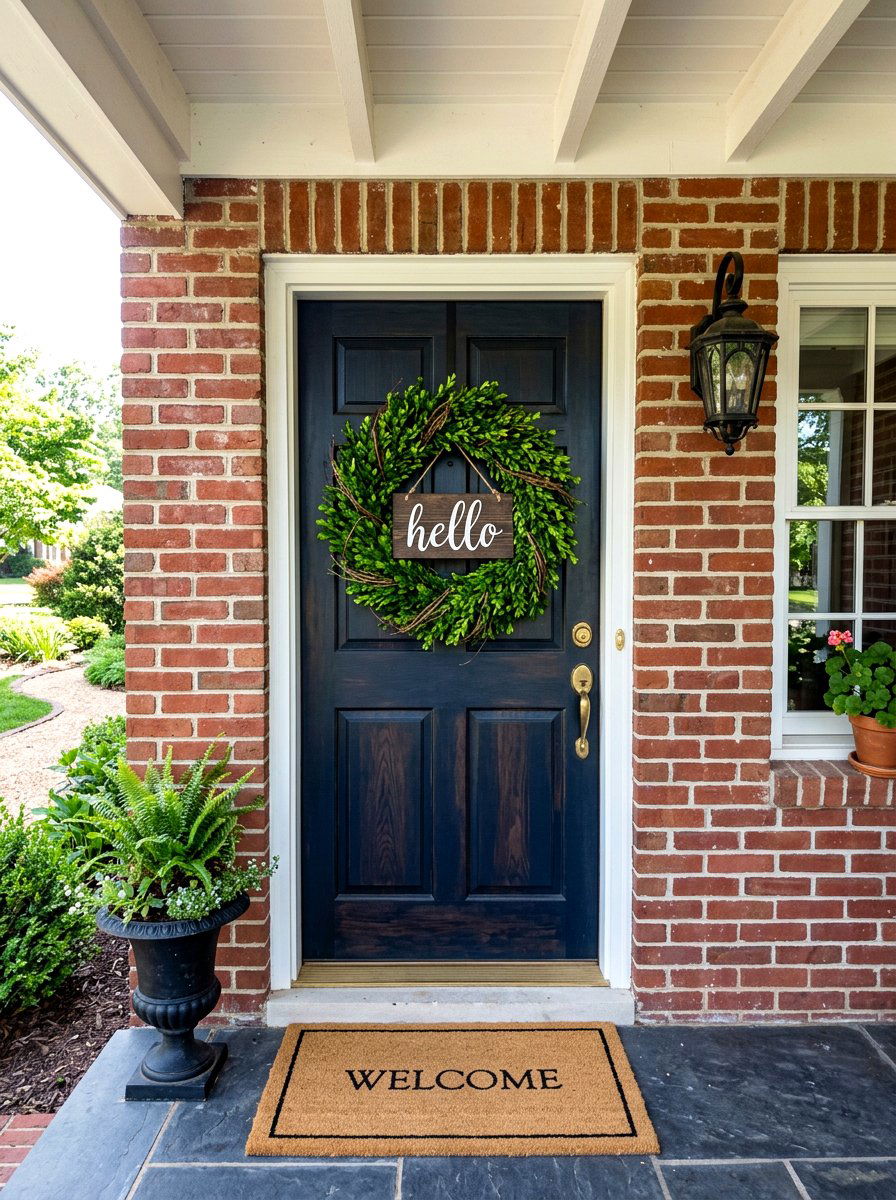 Boxwood Grapevine Wreath - 25 Spring Grapevine Wreath Ideas
