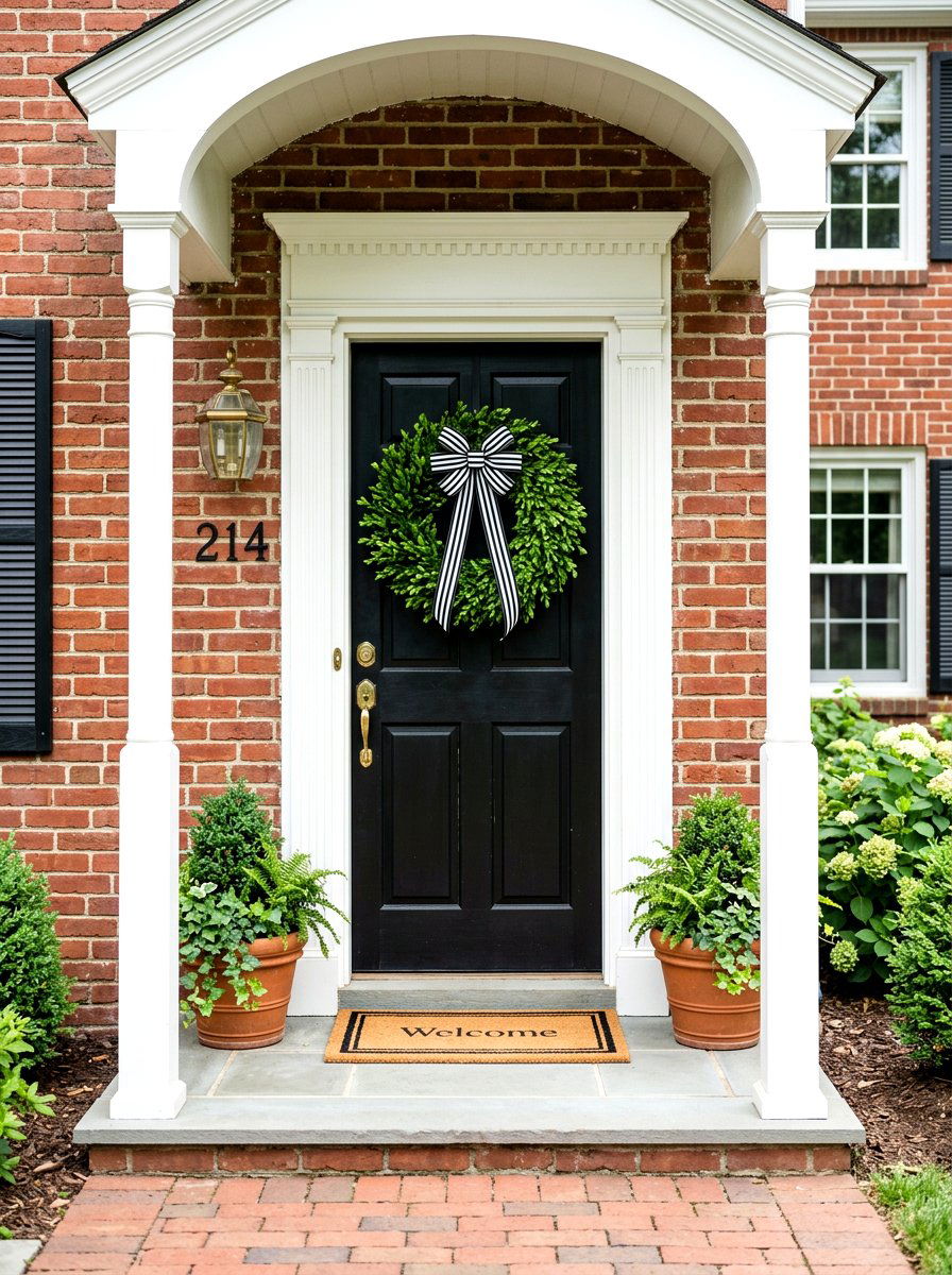 Boxwood Greenery Wreath - 25 Spring Wreath Ideas