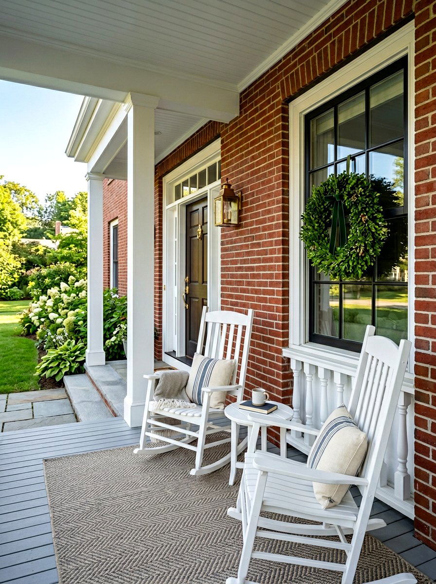 Boxwood Window Wreath - 25 Spring Window Wreath Ideas