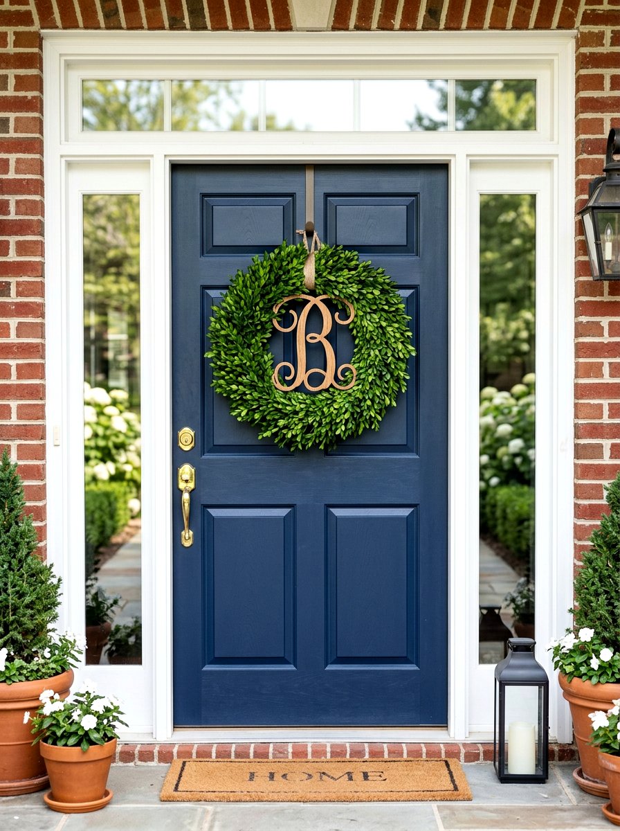 Boxwood wreath - 25 Spring Wreath Craft Ideas