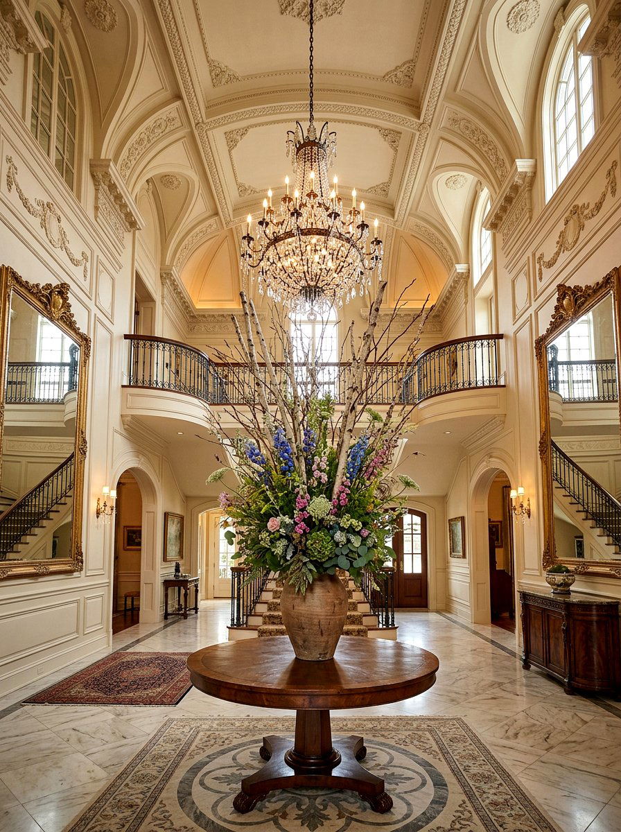 Branch Flower Design - 25 Spring Wildflower Centerpiece Ideas