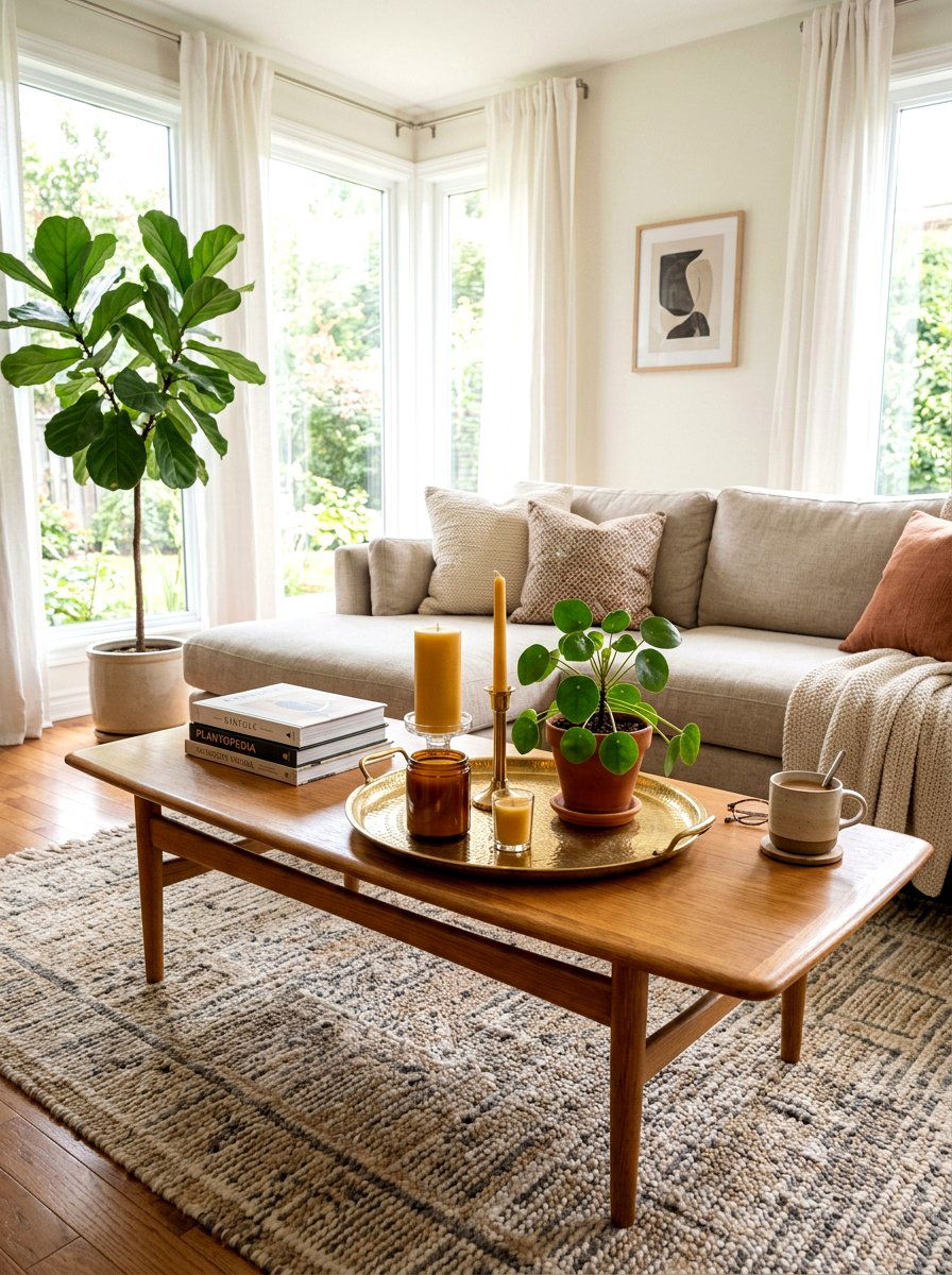 Brass decorative tray - 25 Spring Bohemian Decor Ideas