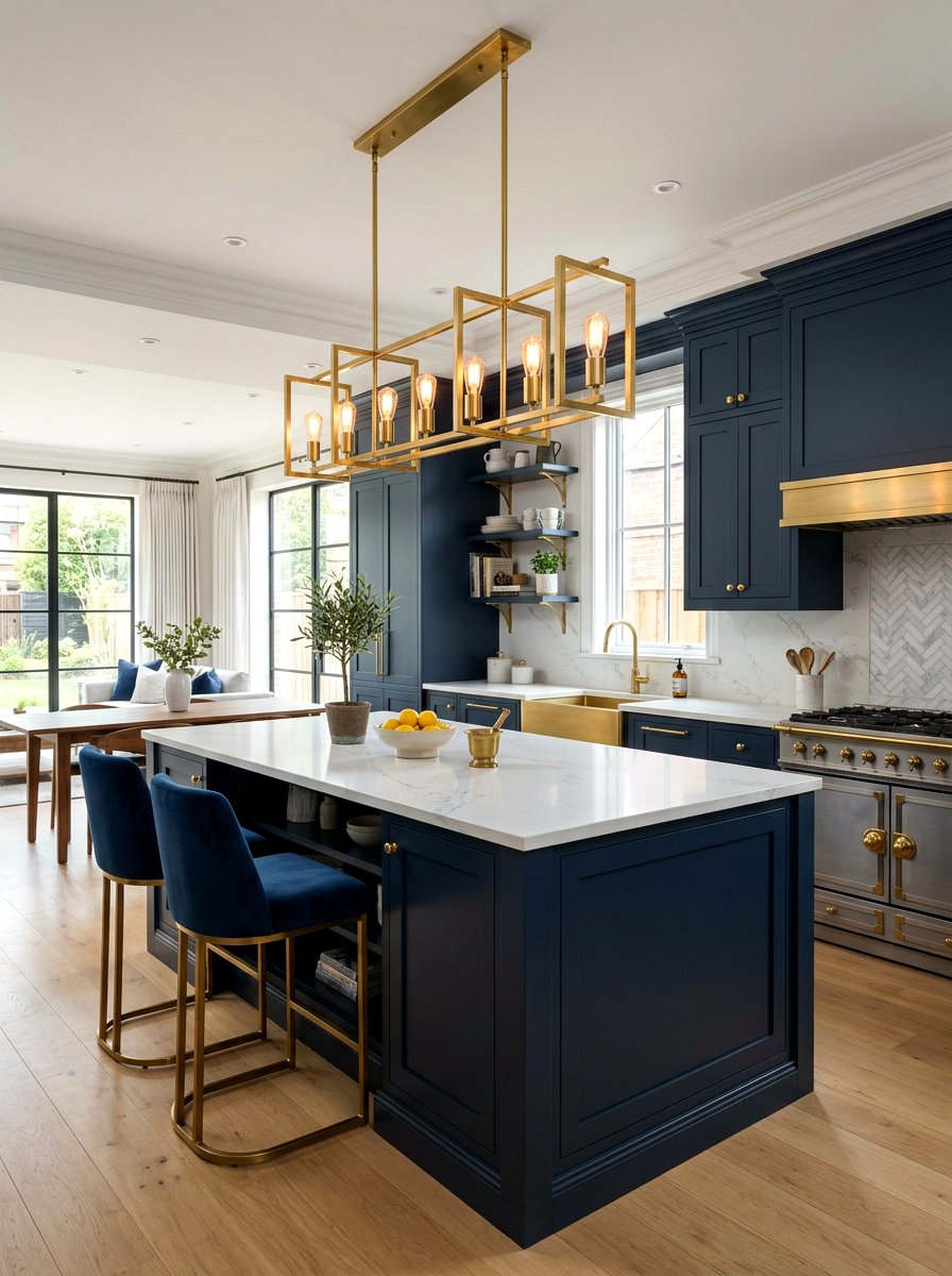 Brass kitchen island light - 25 Spring Pendant Light Ideas