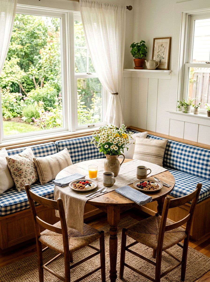 Breakfast Nook Decor - 25 Spring Home Tour Ideas