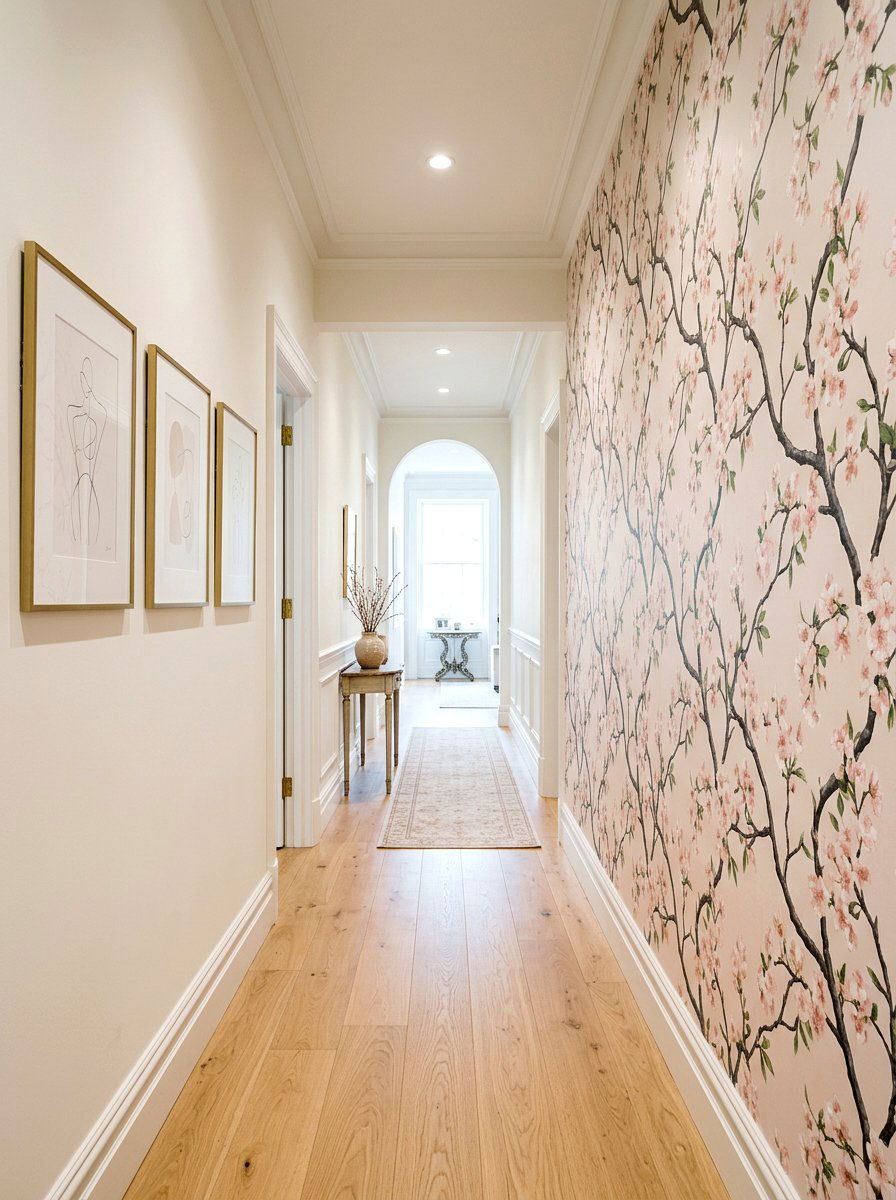 Bright Cherry Blossom Wallpaper - 25 Spring Peel and Stick Wallpaper Ideas