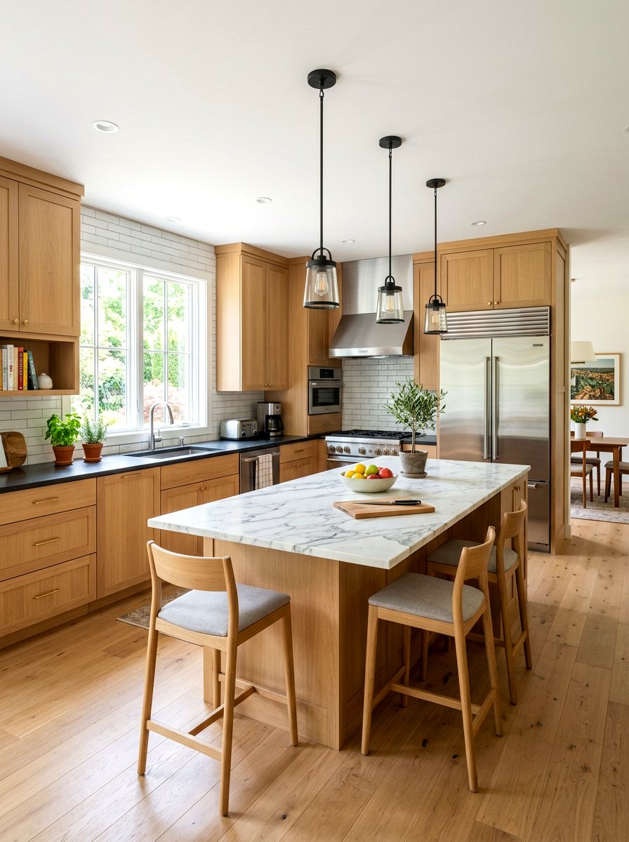 Bright Kitchen Backsplash - 25 Spring Home Refresh Ideas