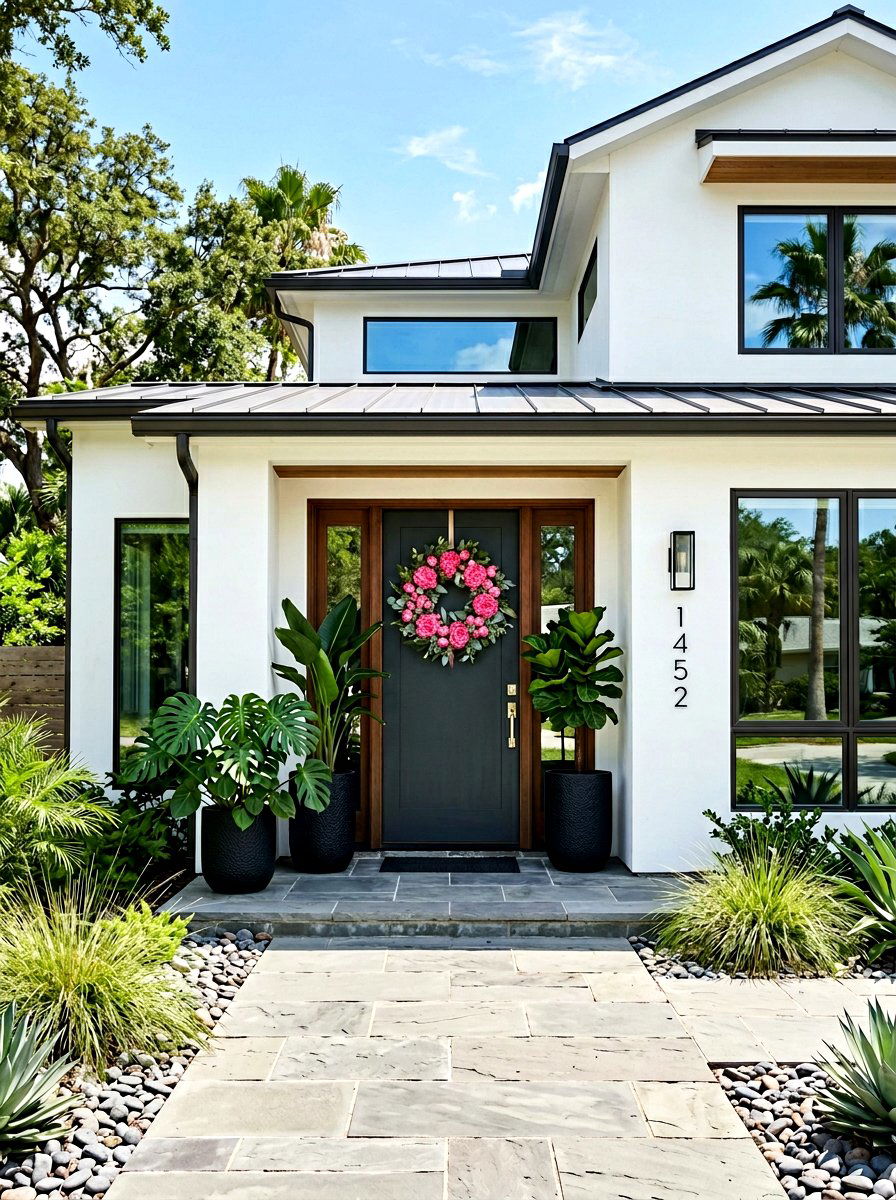 Bright Pink Peony Wreath - 25 Spring Peony Wreath Ideas