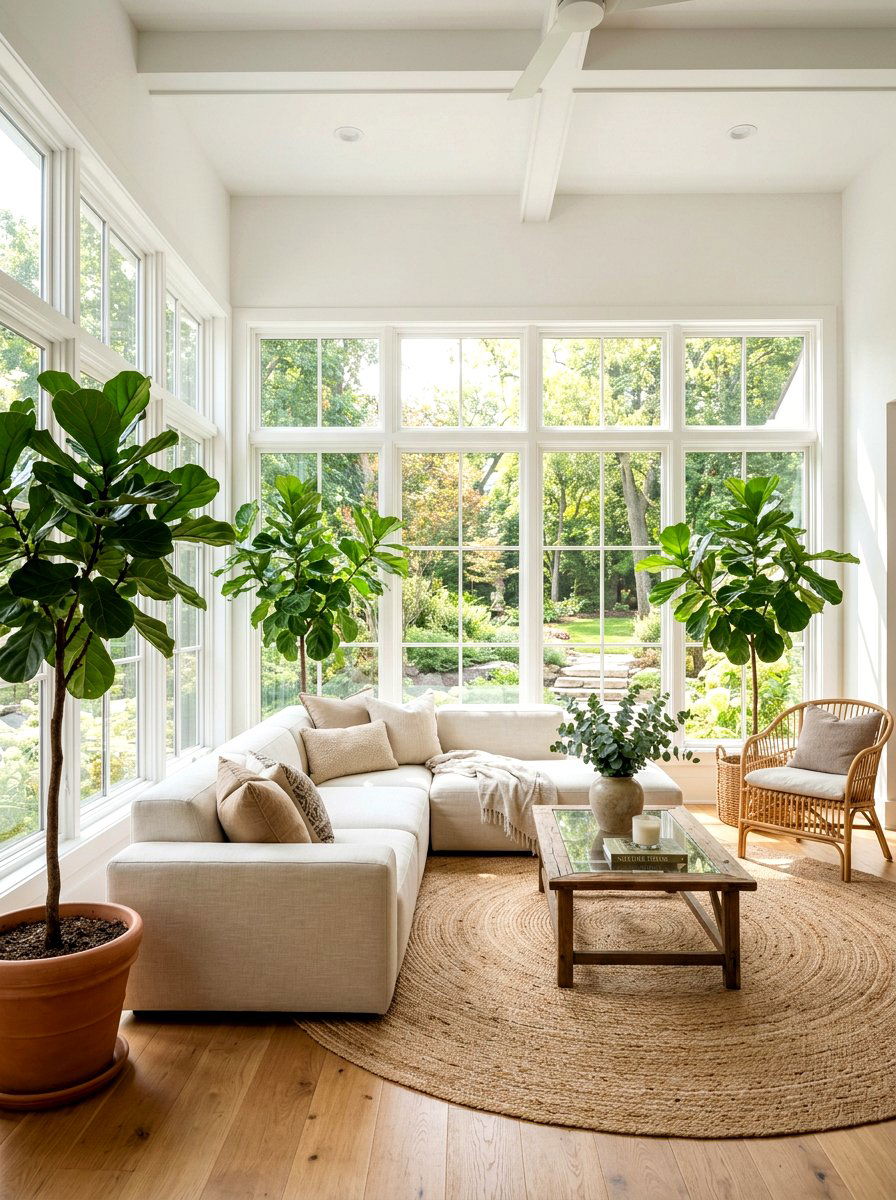Bright Sunroom Seating - 25 Spring Modern Decor Ideas