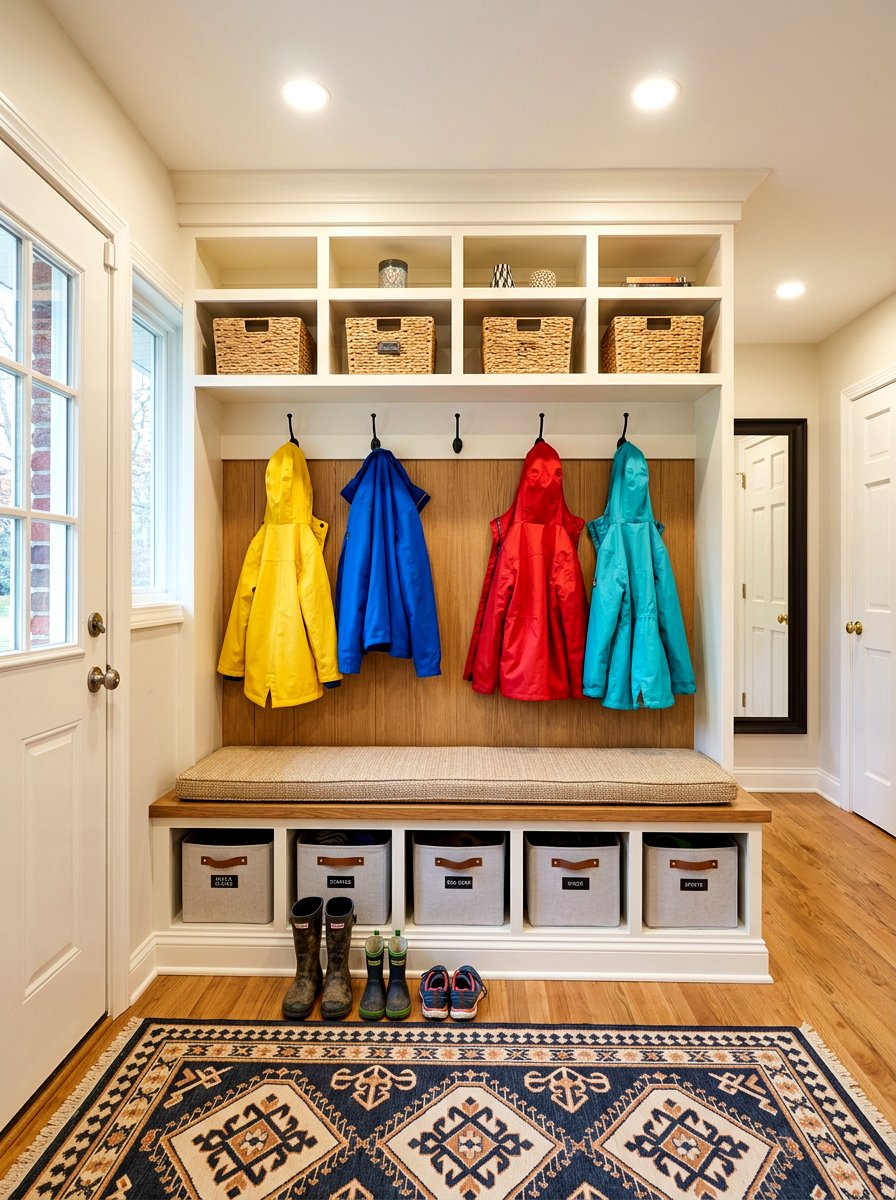 Built In Mudroom Bench - 25 Spring Entryway Bench Decor Ideas