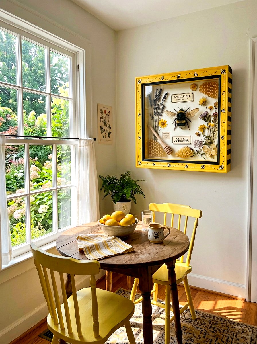 Bumble Bee Wall Decor - 25 Spring Shadow Box Ideas